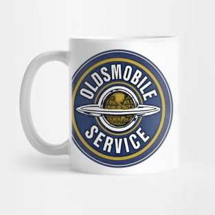 Oldsmobile Service Vintage Emblem Sign Mug